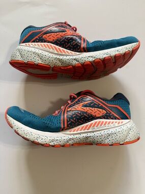 Brooks Adrenaline GTS 20 Running Shoes Men’s Size 9 Blue Orange Athletic